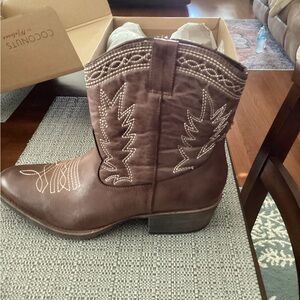 Cowgirl boots.  Coconuts by Matisse. Worn once.